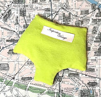 Nastassja lavender sachet in chartreuse