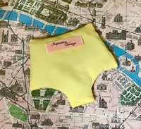 Marilyn lavender sachet in buttercup yellow