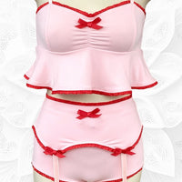 Ruthie bralette in Petal Pink