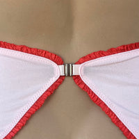 Ruthie garter belt in Petal Pink