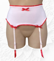
              Ruthie garter belt in Petal Pink
            