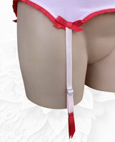 
              Ruthie garter belt in Petal Pink
            