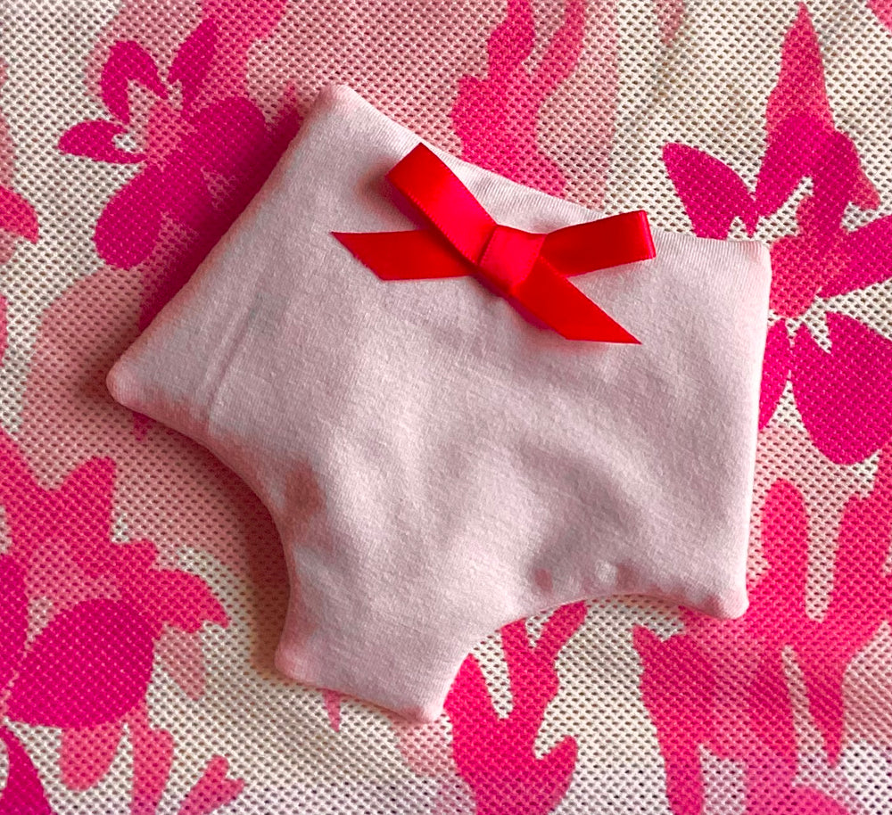 Ruthie lavender sachet in Petal Pink