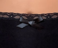 
              2 pk Everyday Undies (high waist - lace) in Noir
            