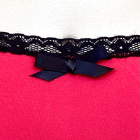 Everyday Undies (high waist - lace) in Candy Kiss