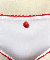 
              Ladybug bikini in Snow
            