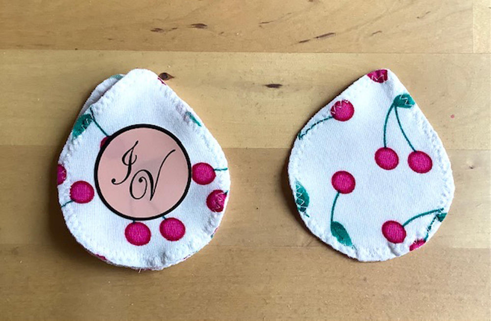 Makeup Remover Pads in Cherry Delight bamboo