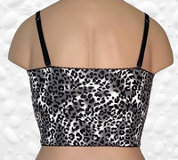 
              Jayne longline bralette in leopard
            