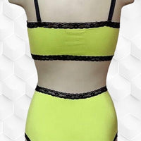 Nastassja bralette in chartreuse