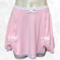 Drew ruched skirt/slip in Petal Pink