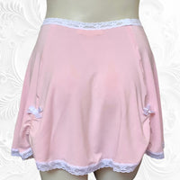 Drew ruched skirt/slip in Petal Pink