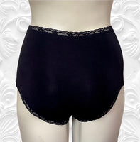 
              2 pk Everyday Undies (high waist - lace) in Noir
            