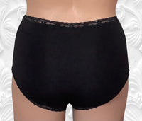 
              2 pk Everyday Undies (high waist - lace) in Noir
            