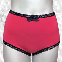 Everyday Undies (high waist - lace) in Candy Kiss