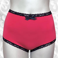 2 pk Everyday Undies (high waist - lace) in Candy Kiss