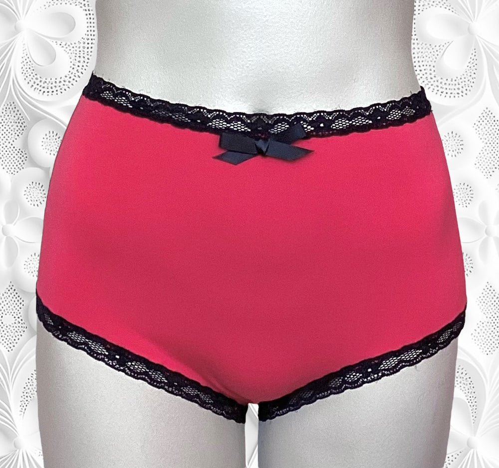 Everyday Undies (high waist - lace) in Candy Kiss