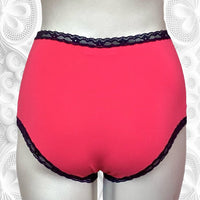 Everyday Undies (high waist - lace) in Candy Kiss