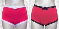 
              2 pk Everyday Undies (high waist - lace) in Candy Kiss
            