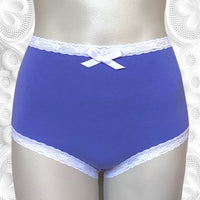 2 pk Everyday Undies (high waist - lace) in Seaside Blue