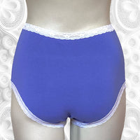 2 pk Everyday Undies (high waist - lace) in Seaside Blue