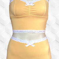 Sunny longline bralette in Sunflower