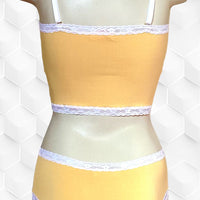 Sunny longline bralette in Sunflower