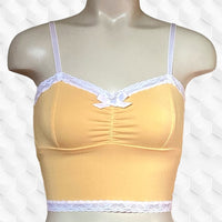 Sunny longline bralette in Sunflower