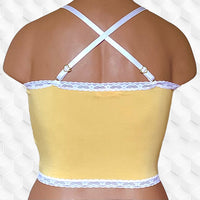 Sunny longline bralette in Sunflower