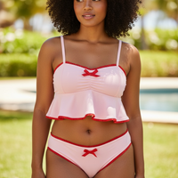 Ruthie bikini in Petal Pink