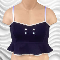 Greta 2.0 bralette in Navy