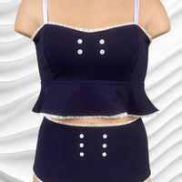 Greta 2.0 bralette in Navy