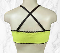 
              Zouzou bralette in Chartreuse
            