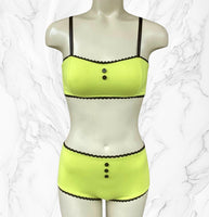 
              Zouzou bralette in Chartreuse
            
