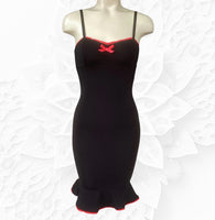 
              Ruthie Wiggle Dress in Noir
            