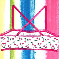 Sweetie bralette in Cherry Delight