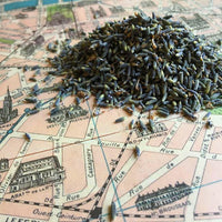 Nastassja lavender sachet in chartreuse