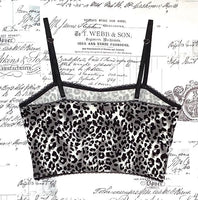 
              Jayne longline bralette in leopard
            