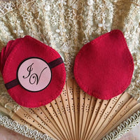 Makeup Remover Pads in red